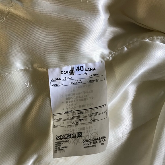 Dolce and Gabbana runway embellished leather jacke - Picture 5 of 11